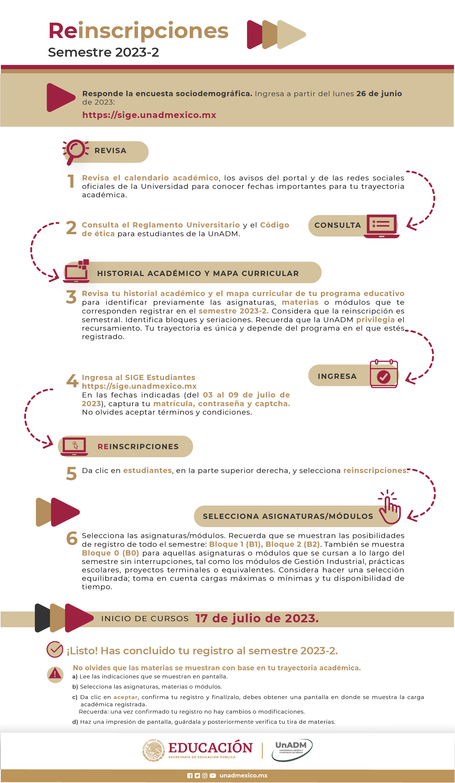 Infografia Reinscripciones 2023-2